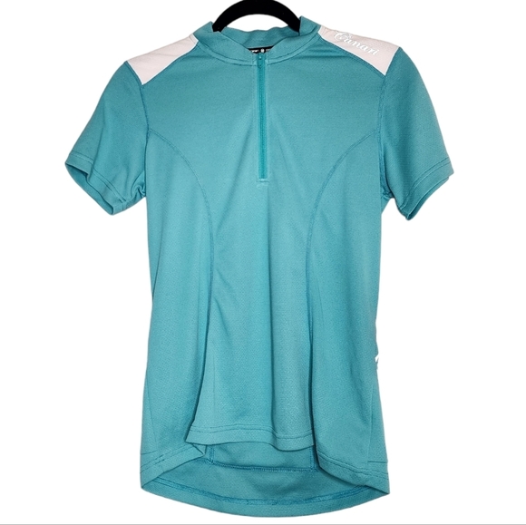 NWT Canari Women's Essential Cycling Jersey.  Robbins egg blue. Size small. - Picture 8 of 16